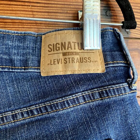 Levis Strauss Blue Skinny Maternity Jeans size Large - Picture 4 of 4